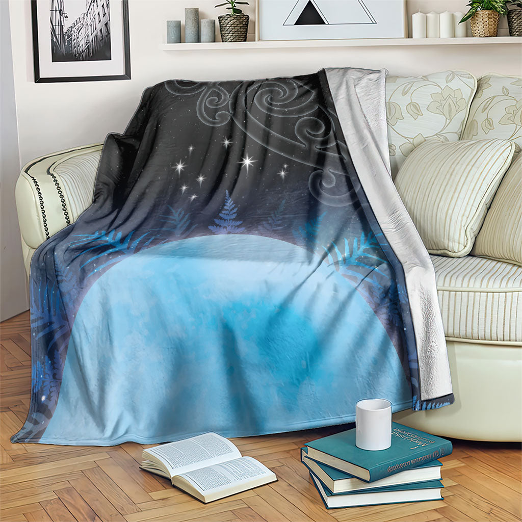 New Zealand Matariki Blanket Pleiades Star Cluster Blue Galaxy
