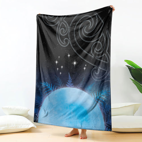 New Zealand Matariki Blanket Pleiades Star Cluster Blue Galaxy