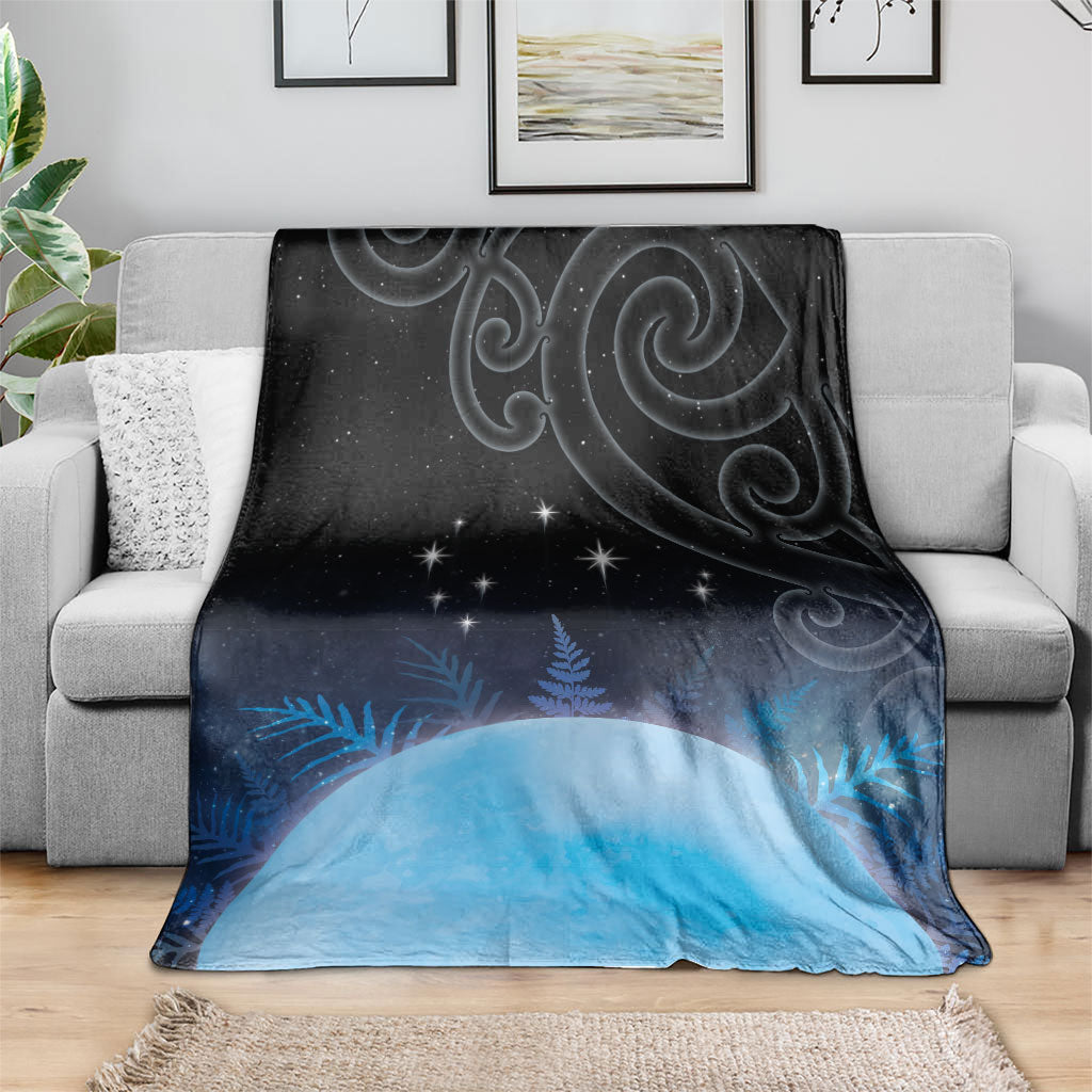 New Zealand Matariki Blanket Pleiades Star Cluster Blue Galaxy