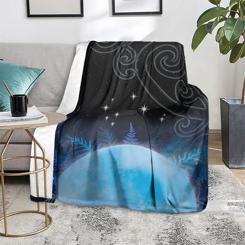 New Zealand Matariki Blanket Pleiades Star Cluster Blue Galaxy