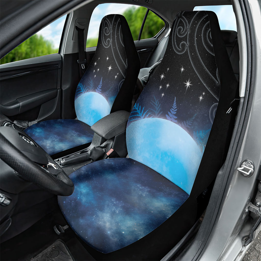 New Zealand Matariki Car Seat Cover Pleiades Star Cluster Blue Galaxy