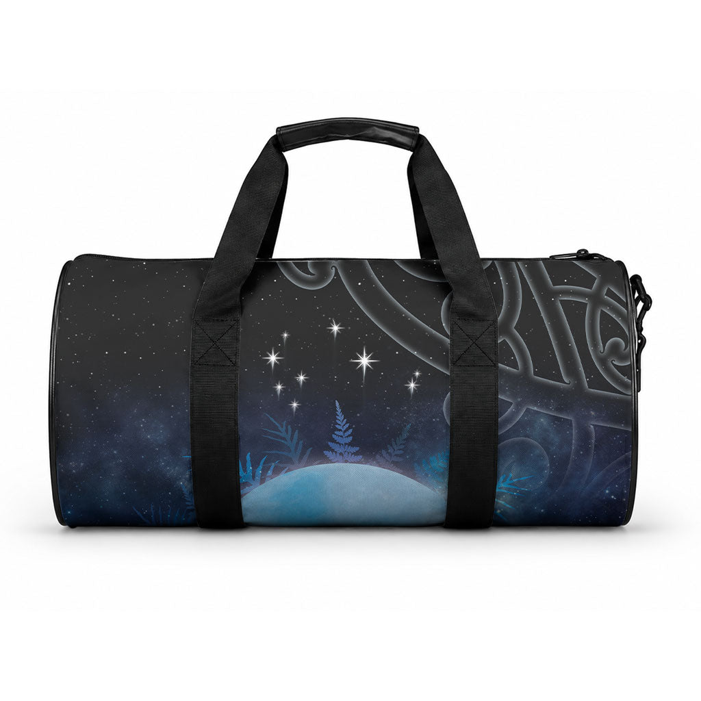 New Zealand Matariki Duffle Bag Pleiades Star Cluster Blue Galaxy