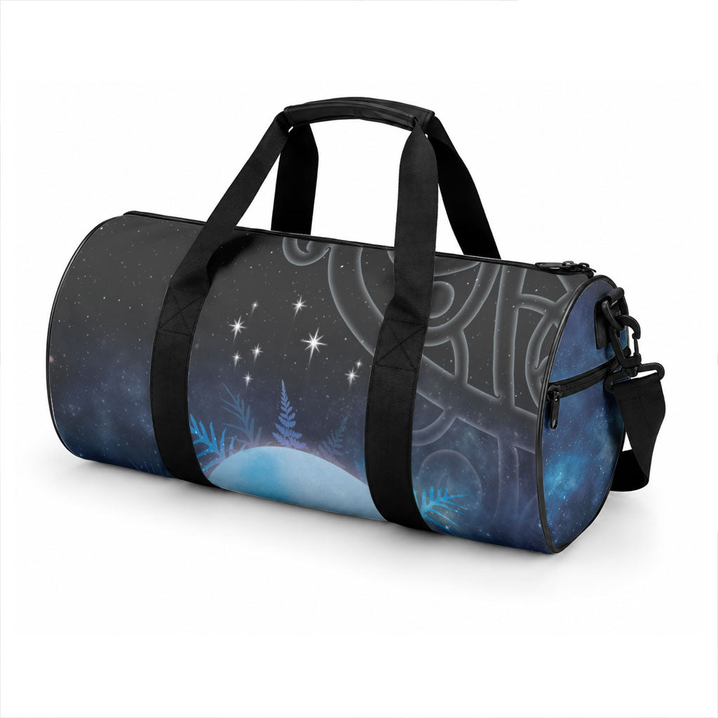 New Zealand Matariki Duffle Bag Pleiades Star Cluster Blue Galaxy