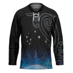 New Zealand Matariki Hockey Jersey Pleiades Star Cluster Blue Galaxy