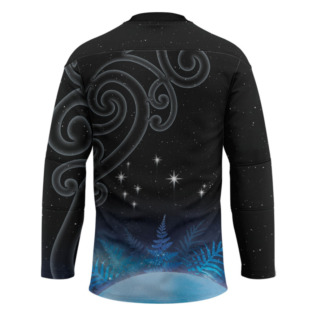 New Zealand Matariki Hockey Jersey Pleiades Star Cluster Blue Galaxy