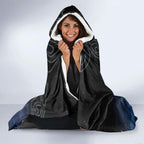 New Zealand Matariki Hooded Blanket Pleiades Star Cluster Blue Galaxy