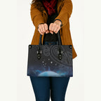 New Zealand Matariki Leather Bag Pleiades Star Cluster Blue Galaxy