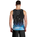 New Zealand Matariki Men Tank Top Pleiades Star Cluster Blue Galaxy