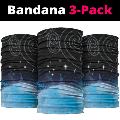 New Zealand Matariki Neck Gaiter Pleiades Star Cluster Blue Galaxy