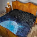 New Zealand Matariki Quilt Pleiades Star Cluster Blue Galaxy