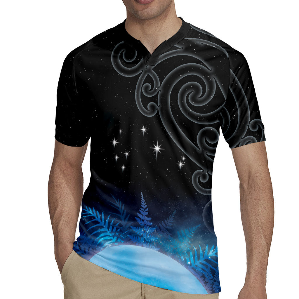 New Zealand Matariki Rugby Jersey Pleiades Star Cluster Blue Galaxy