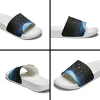 New Zealand Matariki Slide Sandals Pleiades Star Cluster Blue Galaxy