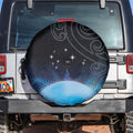 New Zealand Matariki Spare Tire Cover Pleiades Star Cluster Blue Galaxy