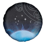 New Zealand Matariki Spare Tire Cover Pleiades Star Cluster Blue Galaxy