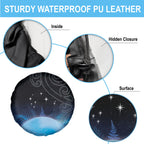 New Zealand Matariki Spare Tire Cover Pleiades Star Cluster Blue Galaxy