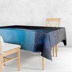 New Zealand Matariki Tablecloth Pleiades Star Cluster Blue Galaxy