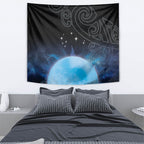 New Zealand Matariki Tapestry Pleiades Star Cluster Blue Galaxy