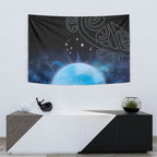 New Zealand Matariki Tapestry Pleiades Star Cluster Blue Galaxy