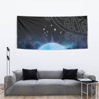New Zealand Matariki Tapestry Pleiades Star Cluster Blue Galaxy