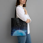 New Zealand Matariki Tote Bag Pleiades Star Cluster Blue Galaxy