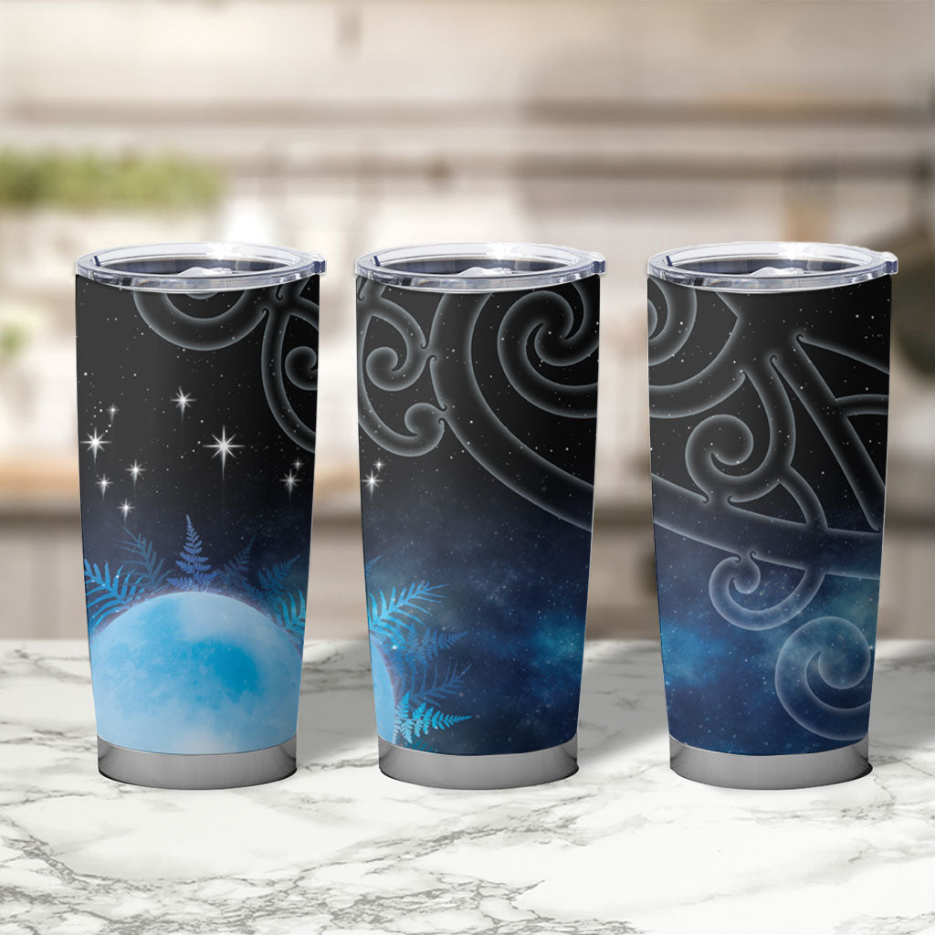 New Zealand Matariki Tumbler Cup Pleiades Star Cluster Blue Galaxy