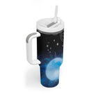 New Zealand Matariki Tumbler With Handle Pleiades Star Cluster Blue Galaxy
