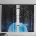New Zealand Matariki Window Curtain Pleiades Star Cluster Blue Galaxy