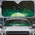 New Zealand Matariki Auto Sun Shade Pleiades Star Cluster Green Galaxy