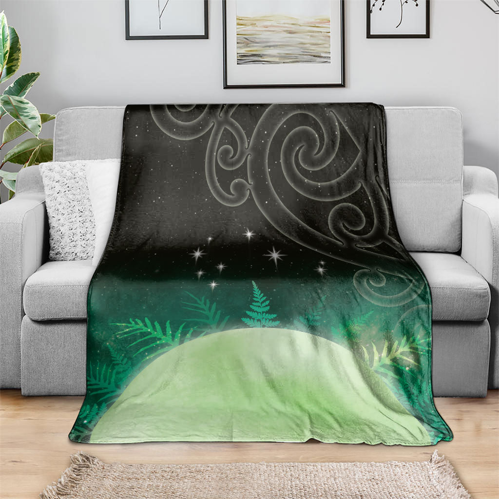 New Zealand Matariki Blanket Pleiades Star Cluster Green Galaxy