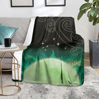 New Zealand Matariki Blanket Pleiades Star Cluster Green Galaxy