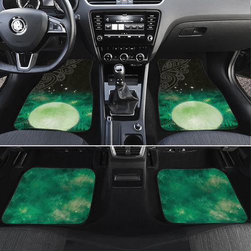 New Zealand Matariki Car Mats Pleiades Star Cluster Green Galaxy