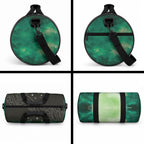 New Zealand Matariki Duffle Bag Pleiades Star Cluster Green Galaxy