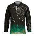 New Zealand Matariki Hockey Jersey Pleiades Star Cluster Green Galaxy