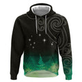 New Zealand Matariki Hoodie Pleiades Star Cluster Green Galaxy