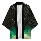 New Zealand Matariki Kimono Pleiades Star Cluster Green Galaxy