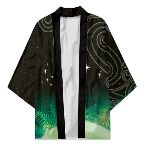 New Zealand Matariki Kimono Pleiades Star Cluster Green Galaxy