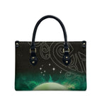 New Zealand Matariki Leather Bag Pleiades Star Cluster Green Galaxy