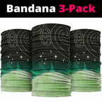 New Zealand Matariki Neck Gaiter Pleiades Star Cluster Green Galaxy
