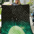 New Zealand Matariki Quilt Pleiades Star Cluster Green Galaxy
