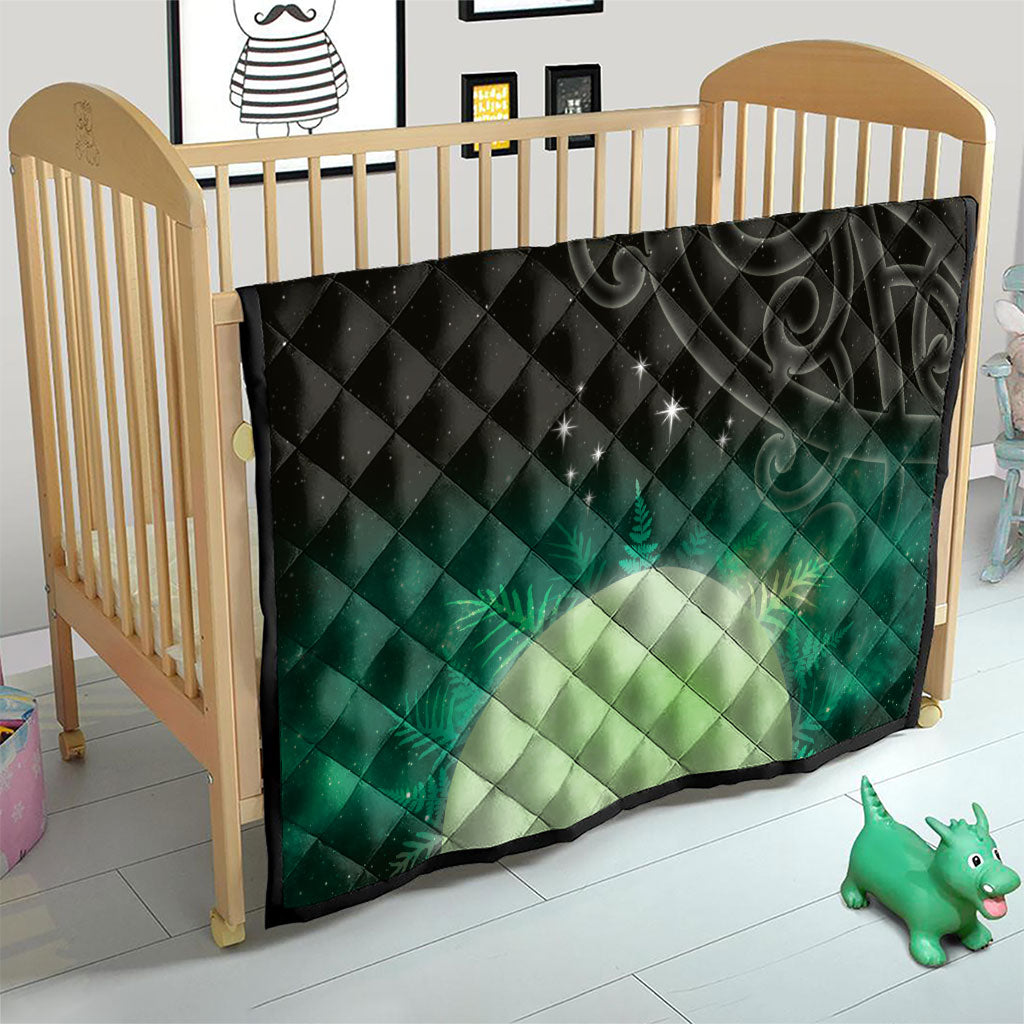 New Zealand Matariki Quilt Pleiades Star Cluster Green Galaxy