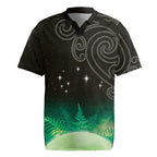 New Zealand Matariki Rugby Jersey Pleiades Star Cluster Green Galaxy