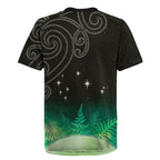 New Zealand Matariki Rugby Jersey Pleiades Star Cluster Green Galaxy