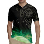 New Zealand Matariki Rugby Jersey Pleiades Star Cluster Green Galaxy