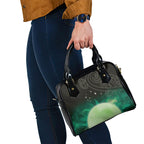 New Zealand Matariki Shoulder Handbag Pleiades Star Cluster Green Galaxy