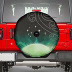 New Zealand Matariki Spare Tire Cover Pleiades Star Cluster Green Galaxy