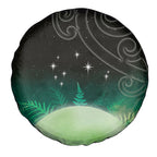 New Zealand Matariki Spare Tire Cover Pleiades Star Cluster Green Galaxy