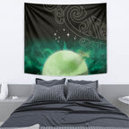 New Zealand Matariki Tapestry Pleiades Star Cluster Green Galaxy