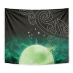 New Zealand Matariki Tapestry Pleiades Star Cluster Green Galaxy