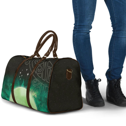 New Zealand Matariki Travel Bag Pleiades Star Cluster Green Galaxy
