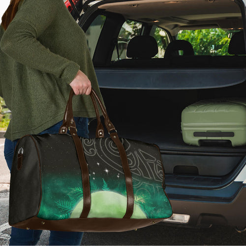 New Zealand Matariki Travel Bag Pleiades Star Cluster Green Galaxy